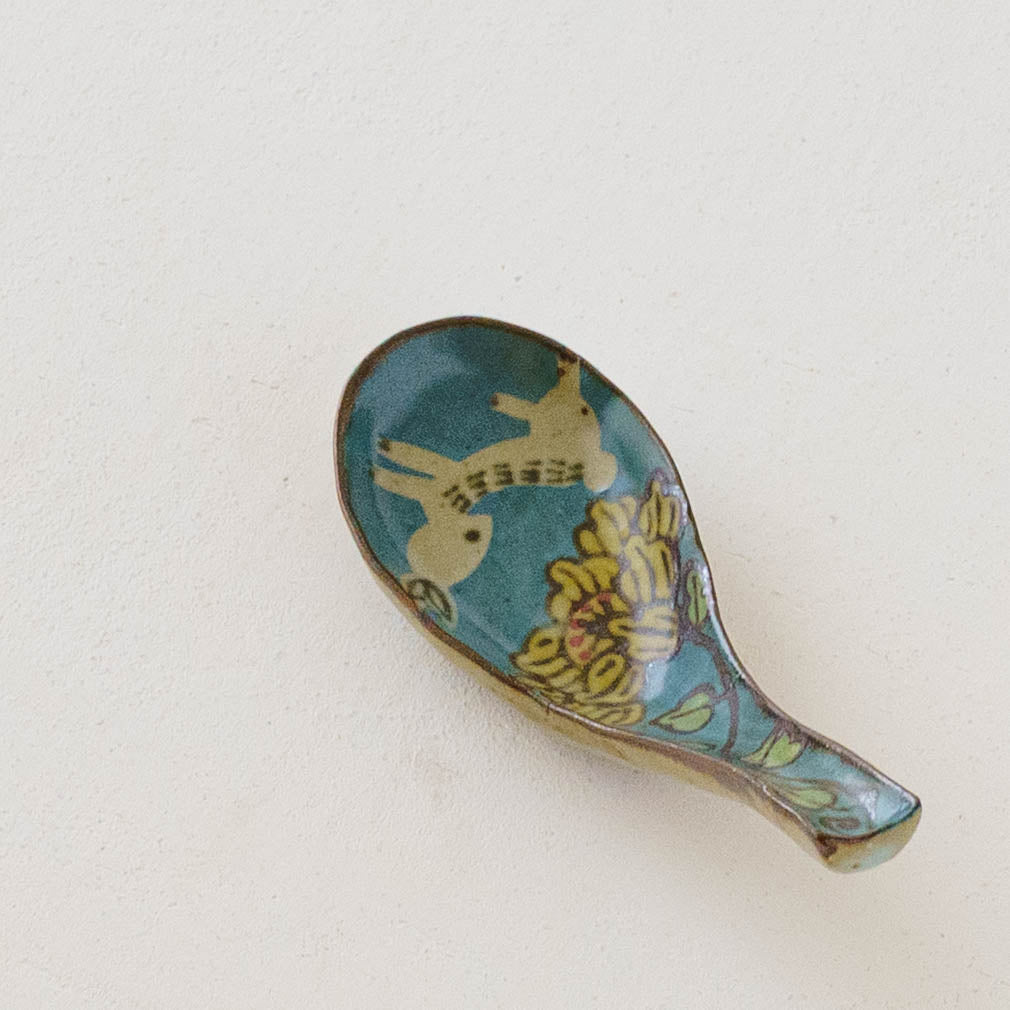 Soup spoon blue  | Satsukigama