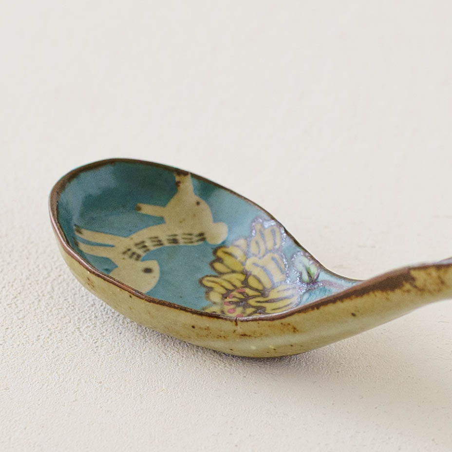 Soup spoon blue  | Satsukigama