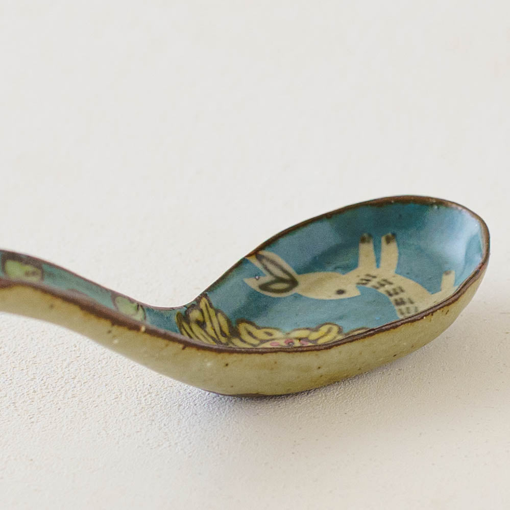 Soup spoon blue  | Satsukigama