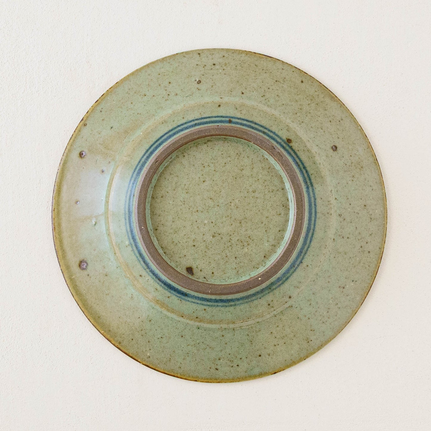 6.5寸縁付皿　鉄花絵｜皐月窯