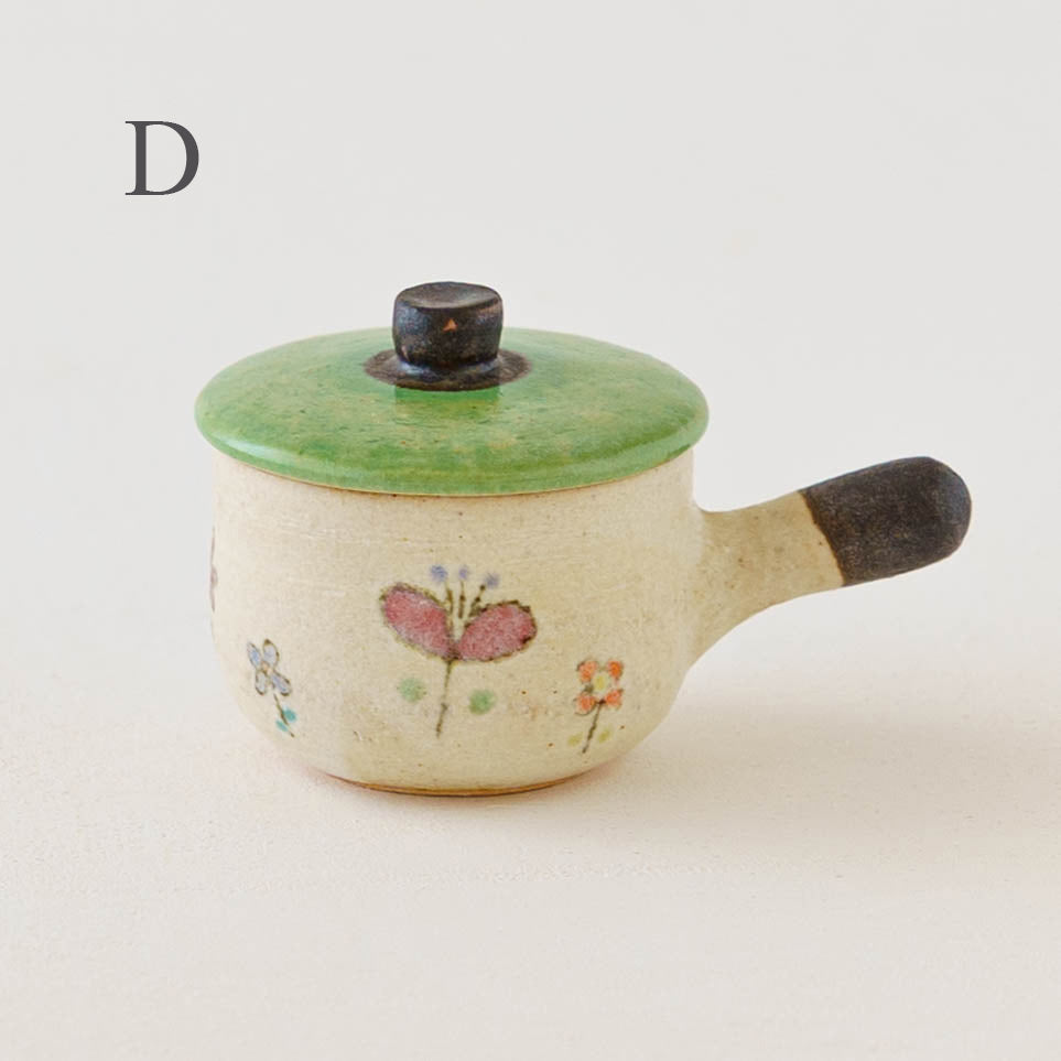 箸置き　小さな土鍋　四季折々 箸置き 小さな土鍋 四季折々 池本直子さん作品 陶芸作家 池本