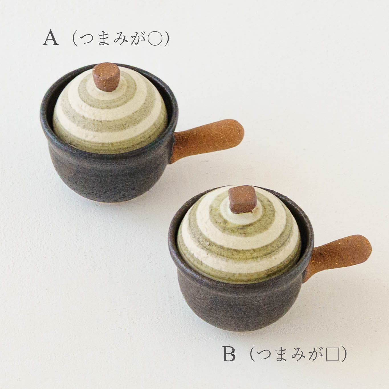 Clay pot chopstick rest spiral | Naoko Ikemoto
