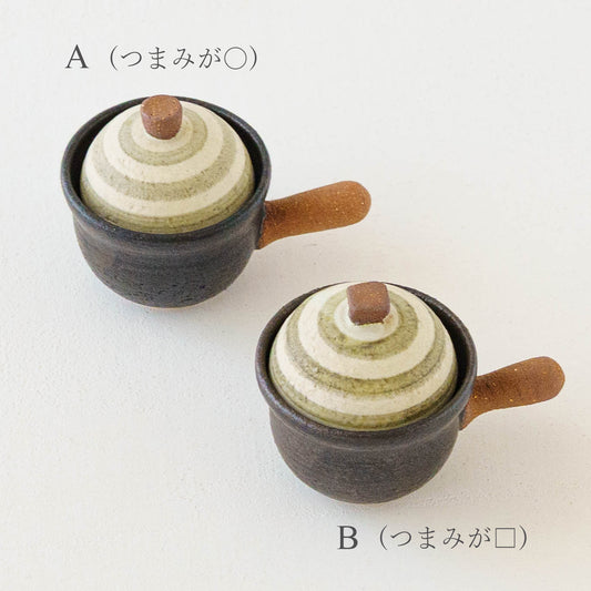 Clay pot chopstick rest spiral | Naoko Ikemoto