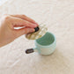 Clay pot chopstick rest check  | Naoko Ikemoto