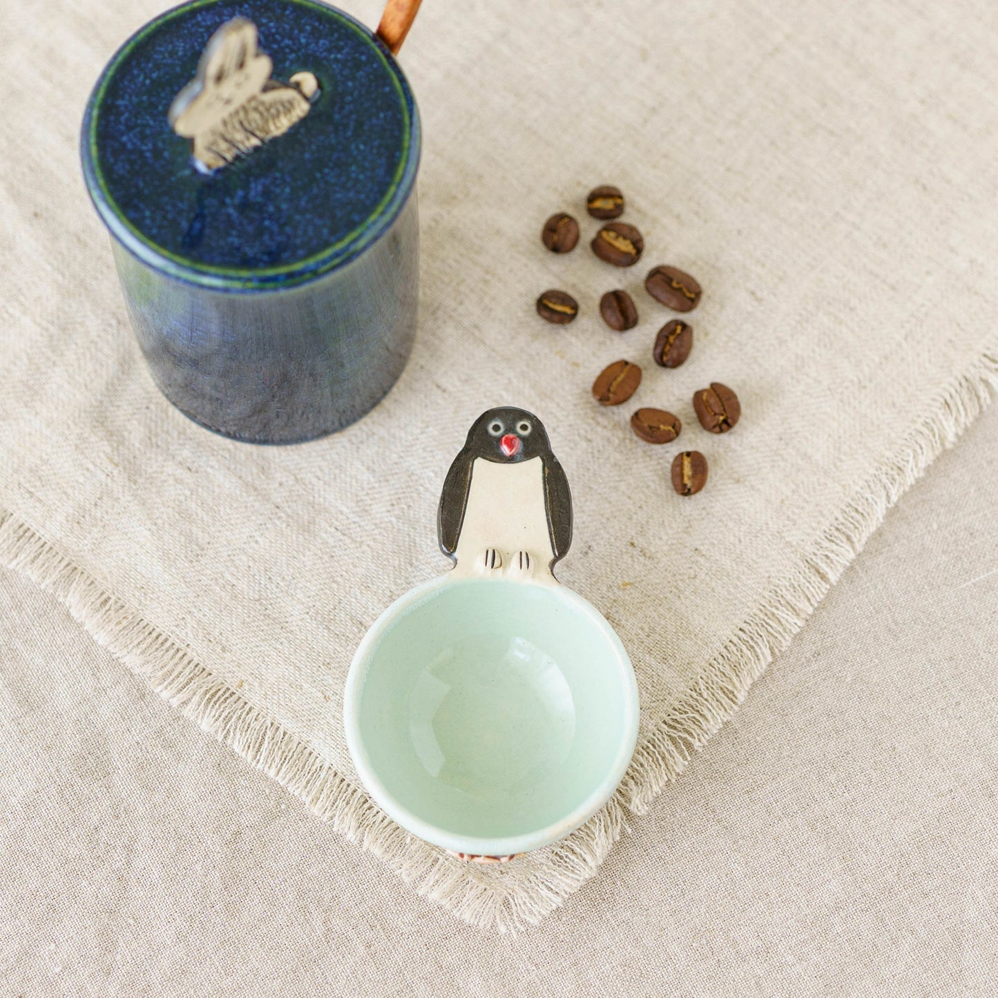 コーヒーメジャースプーン　ペンギン｜poetoria 種田ゆか