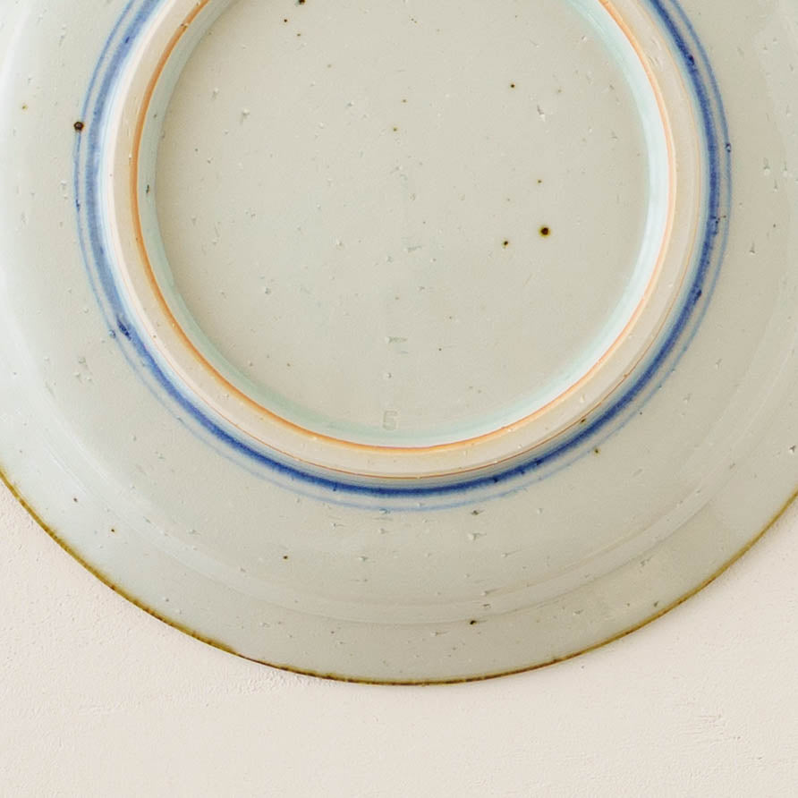 7寸リム皿　菊文｜皐月窯