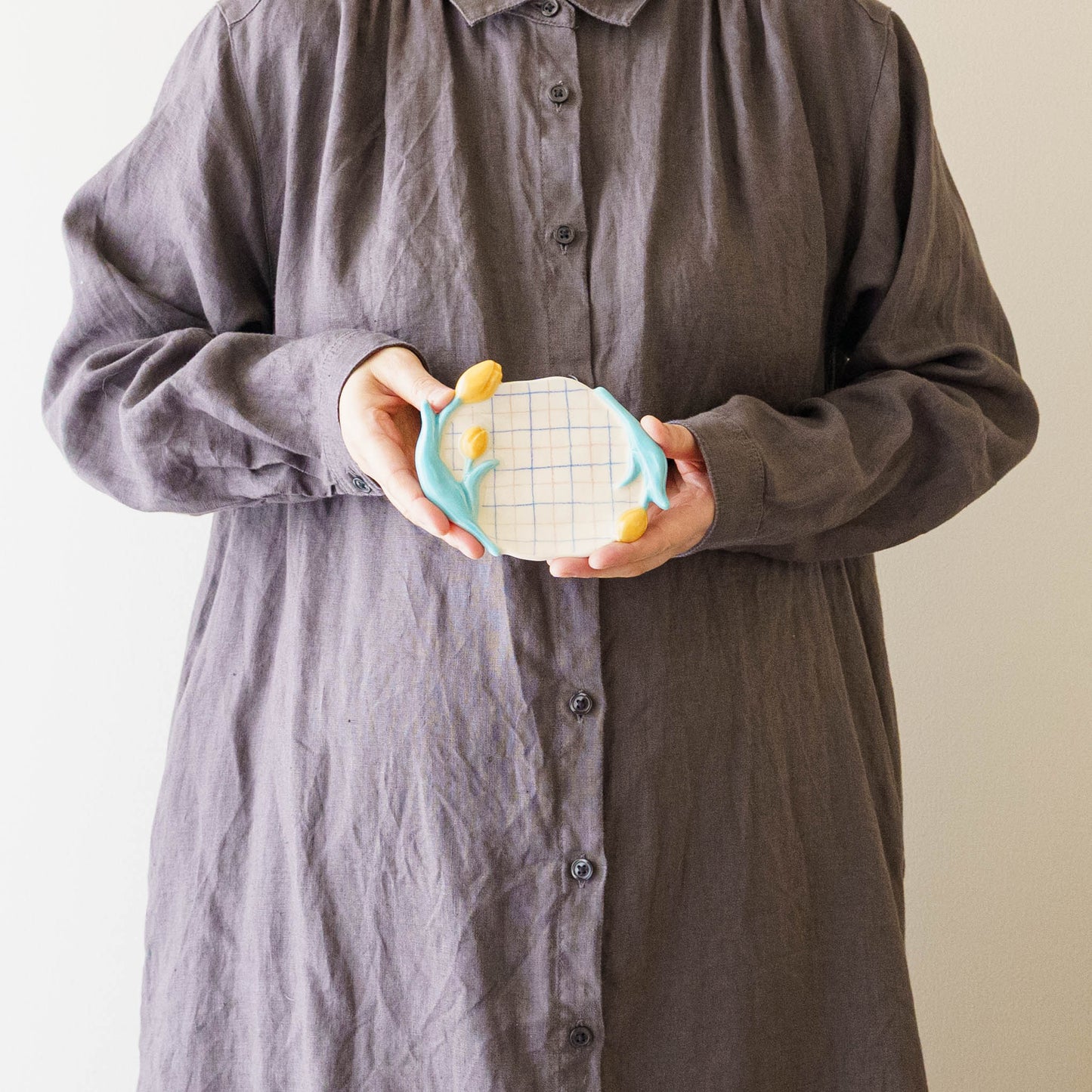 Tulip small plate M | Oya Sairi