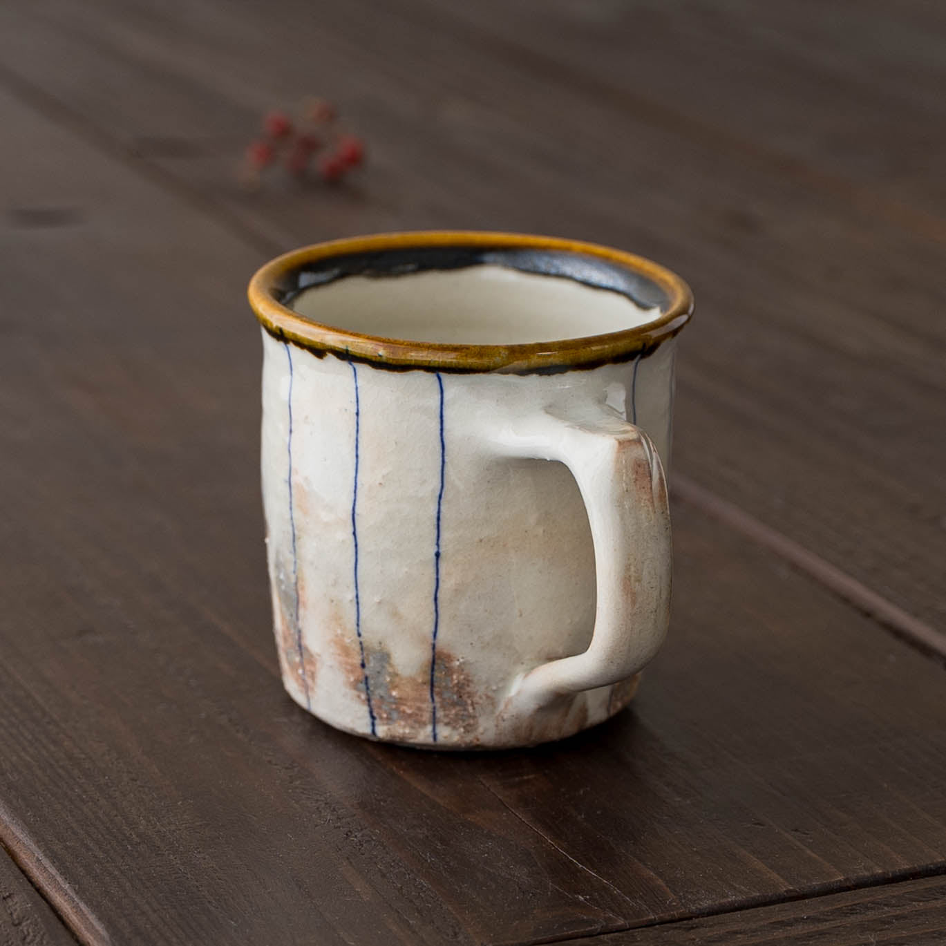 Mug Blue Line Kohiki | Furutani Pottery