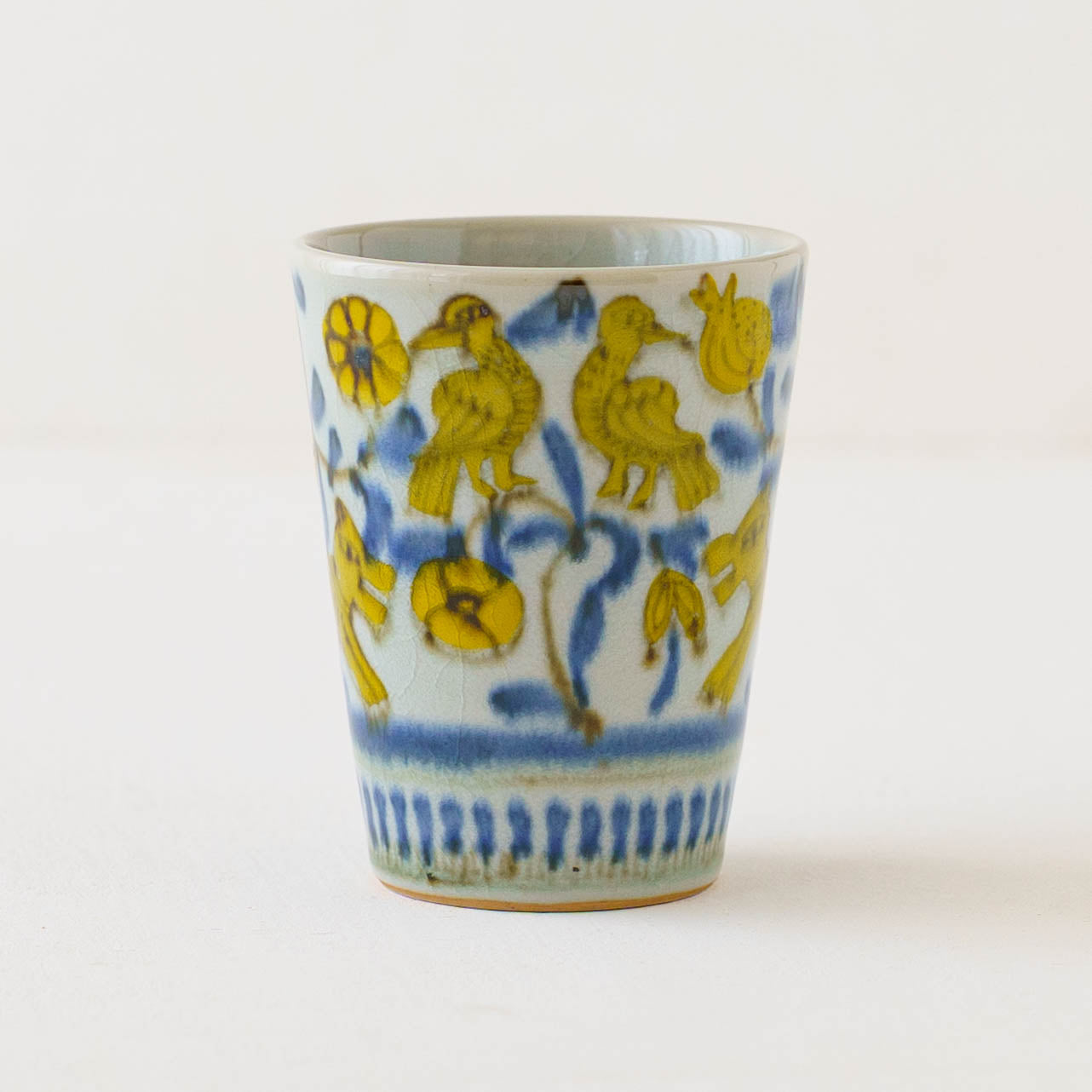 フリーカップ　黄動物｜皐月窯