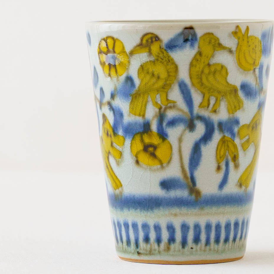 フリーカップ　黄動物｜皐月窯