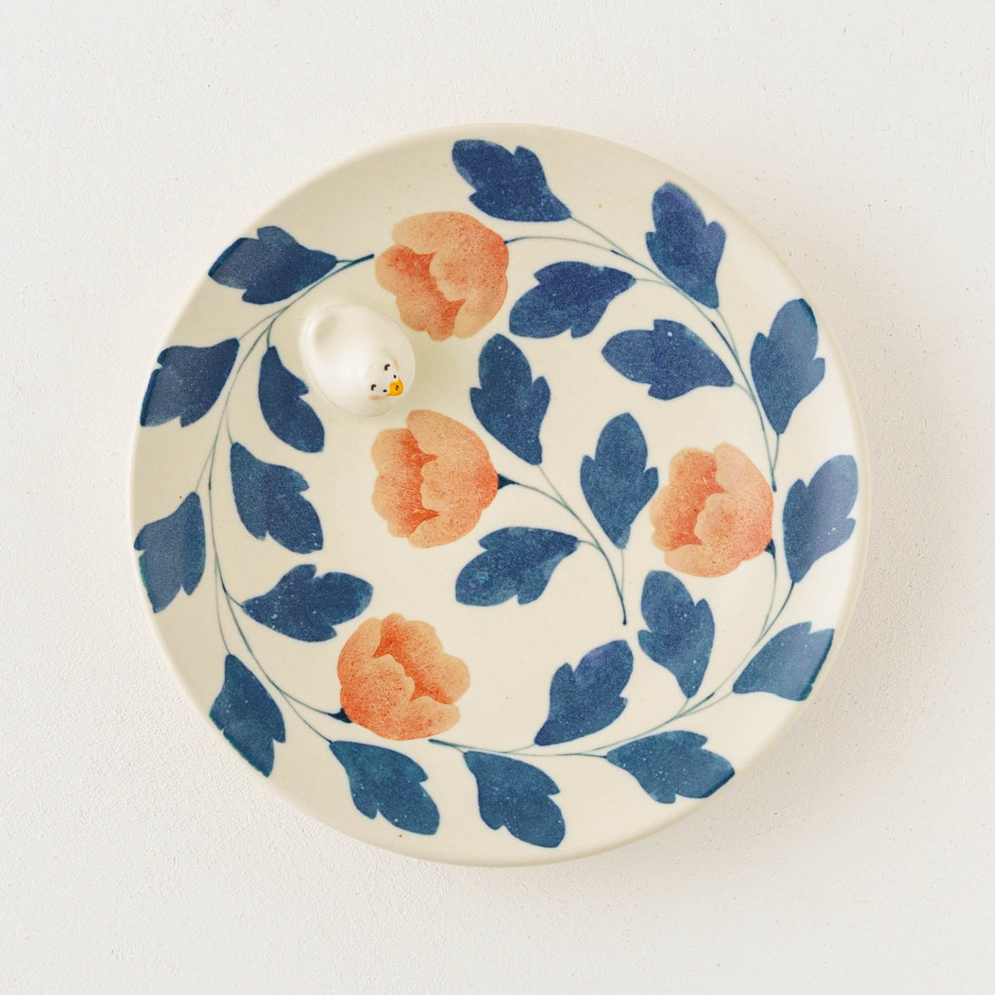 Plate duck pink blue M  | Ayano Arai