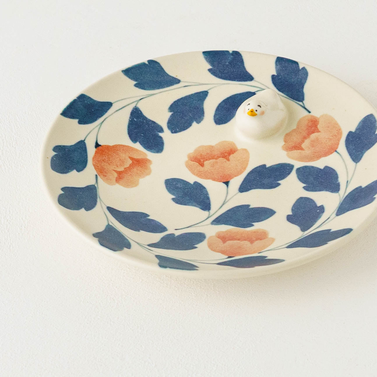 Plate duck pink blue M  | Ayano Arai