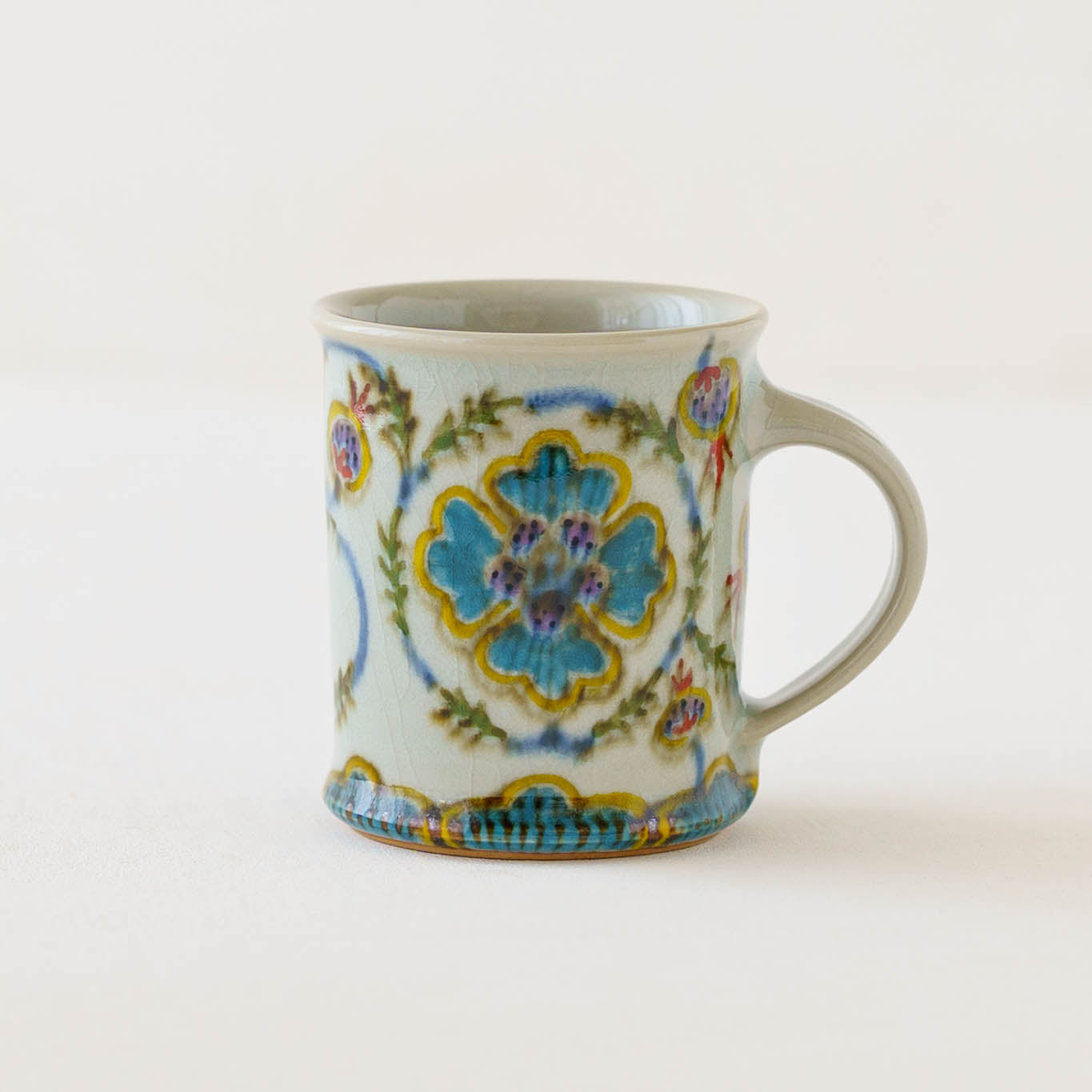 マグカップW　色花実唐草｜皐月窯