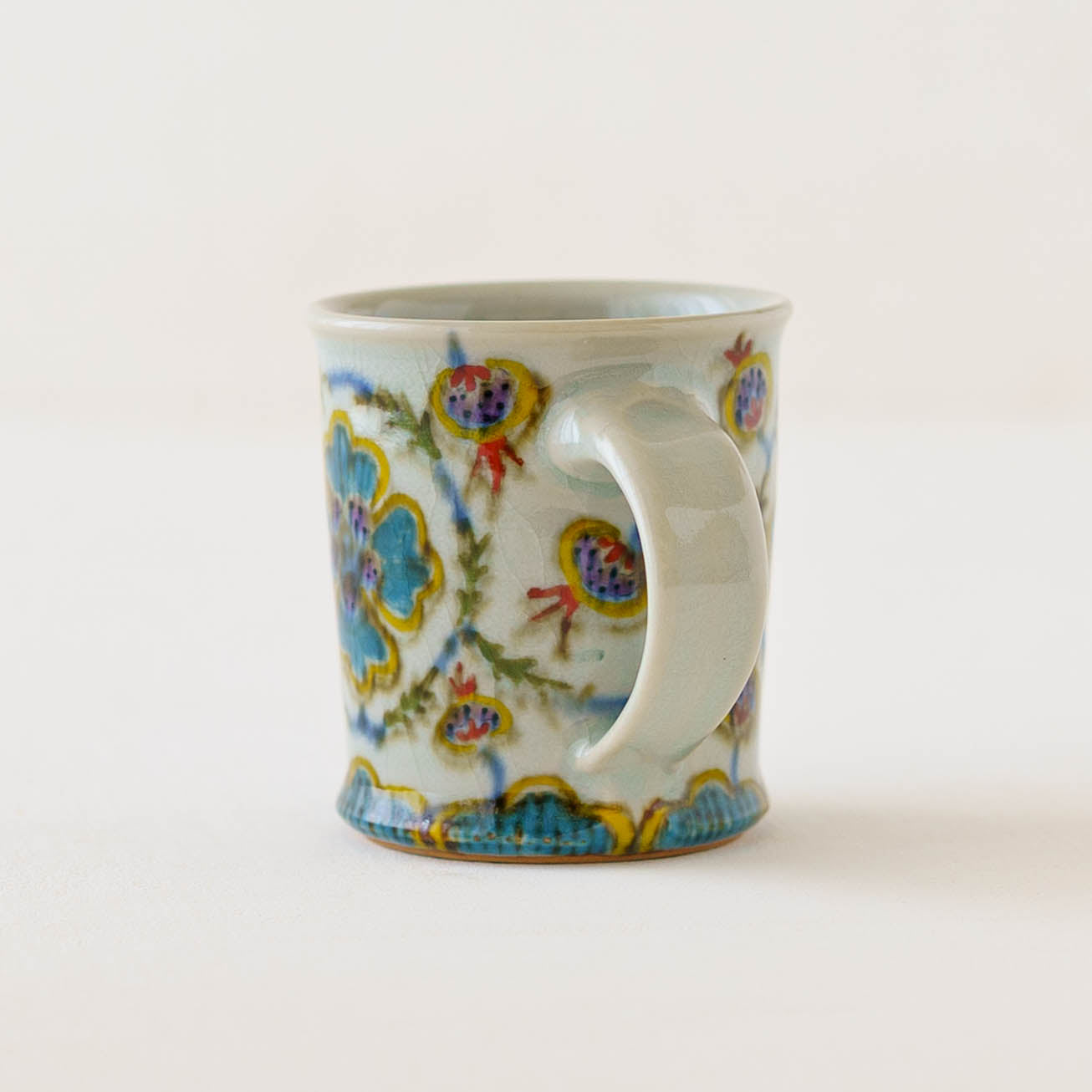 マグカップW　色花実唐草｜皐月窯