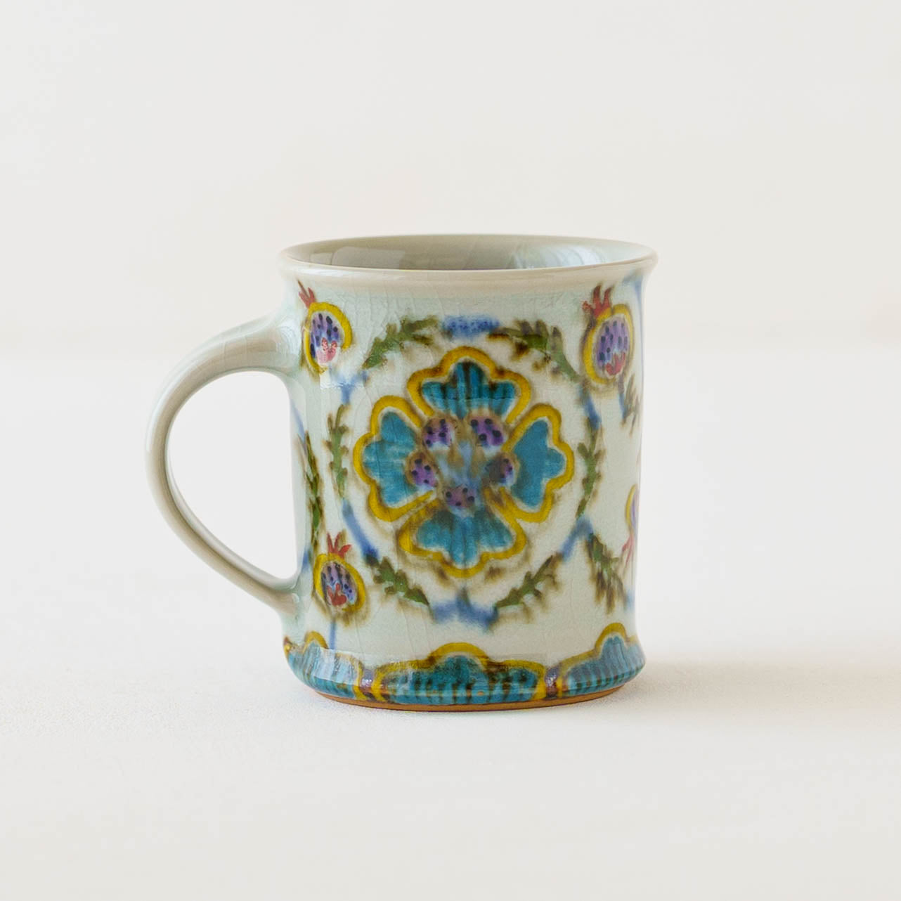 マグカップW　色花実唐草｜皐月窯