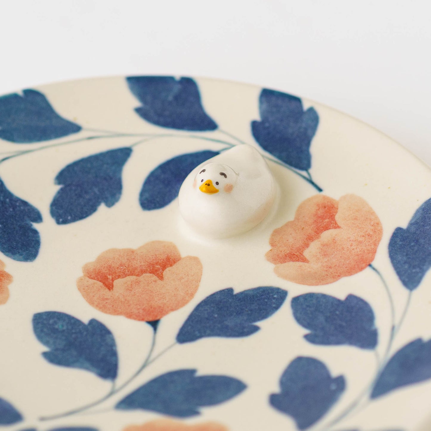 Plate duck pink blue M  | Ayano Arai