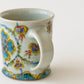 マグカップW　色花実唐草｜皐月窯