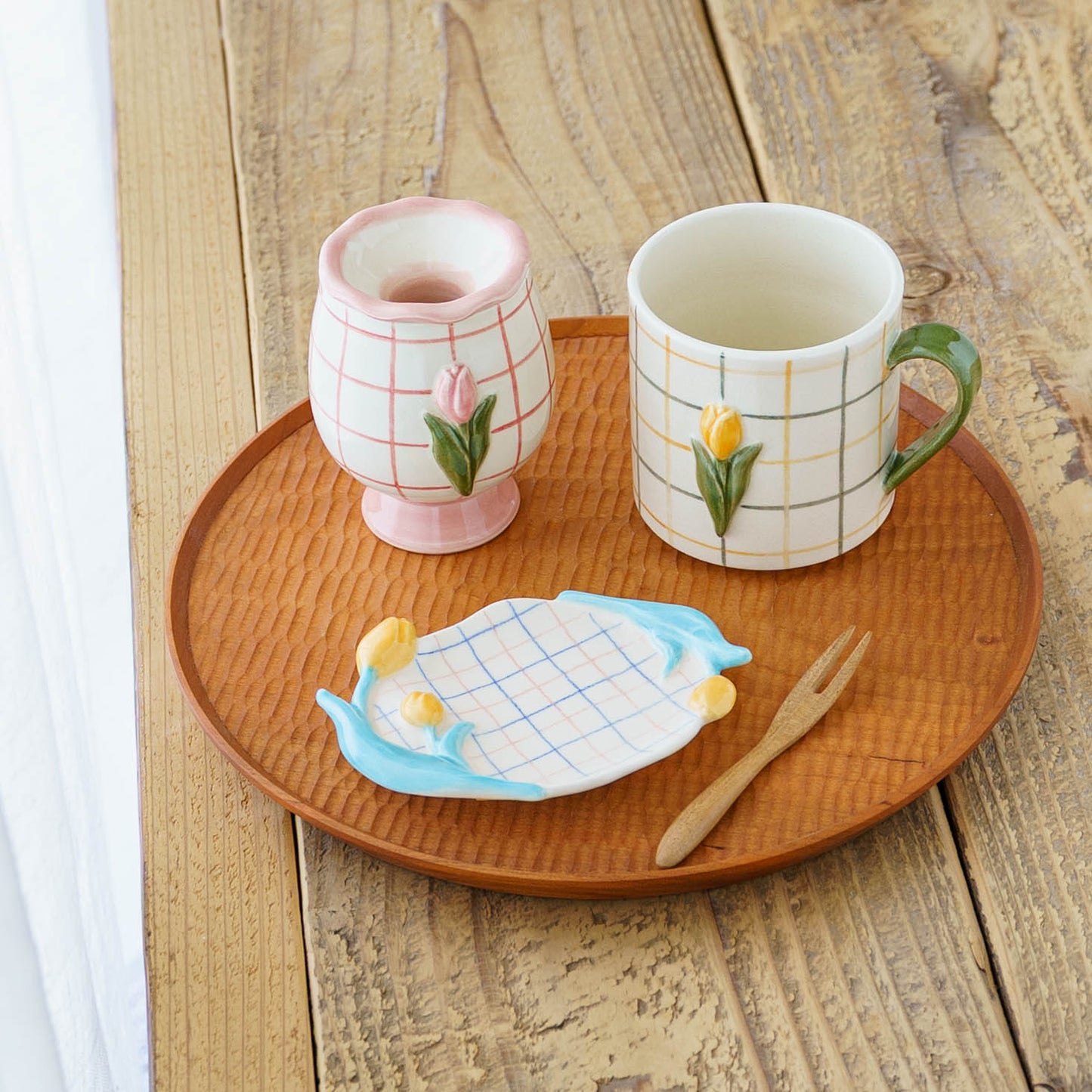 Tulip small plate M | Oya Sairi