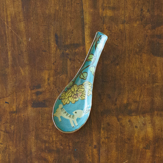 Soup spoon blue  | Satsukigama