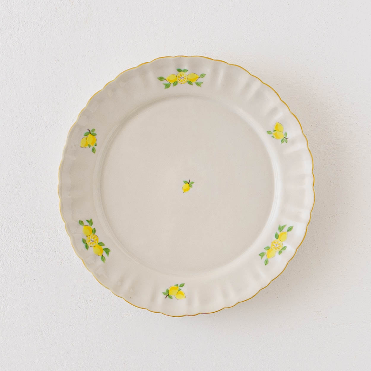 陶芸作家 阿部慎太朗 マーガレットリム皿6寸 檸檬｜窯元、作家ものの