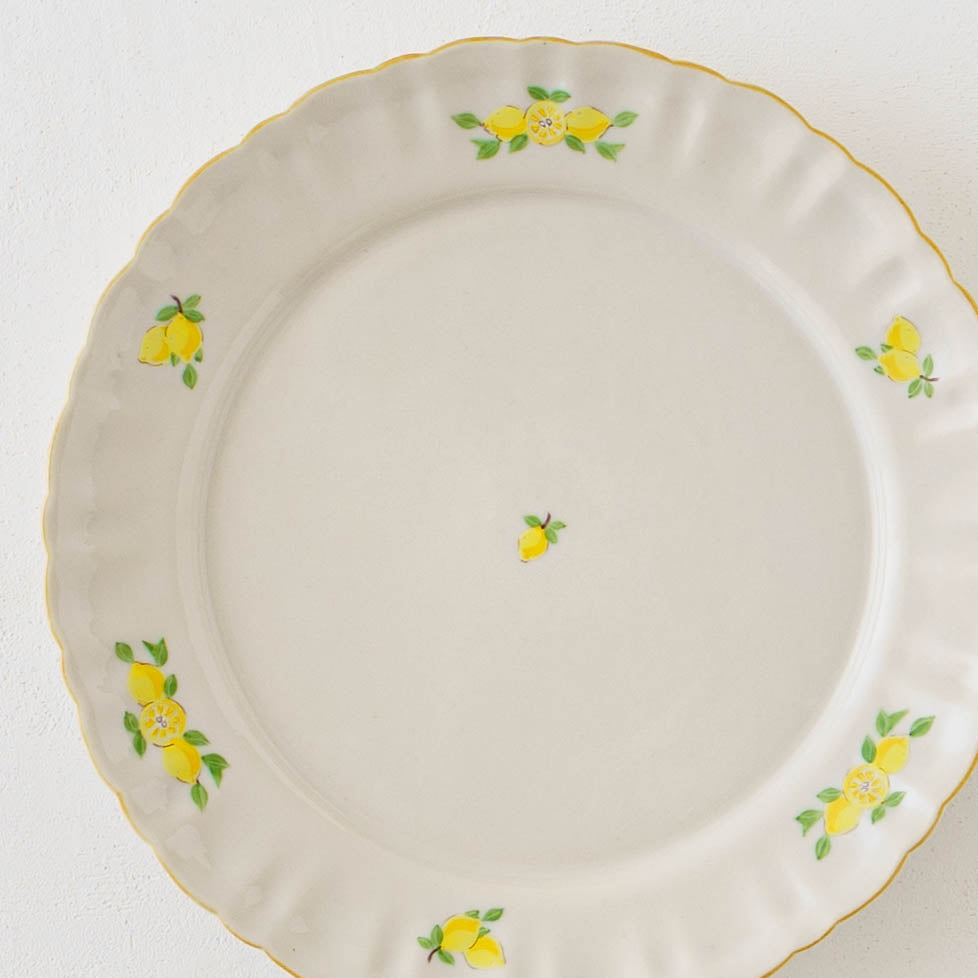 陶芸作家 阿部慎太朗 マーガレットリム皿6寸 檸檬｜窯元、作家ものの