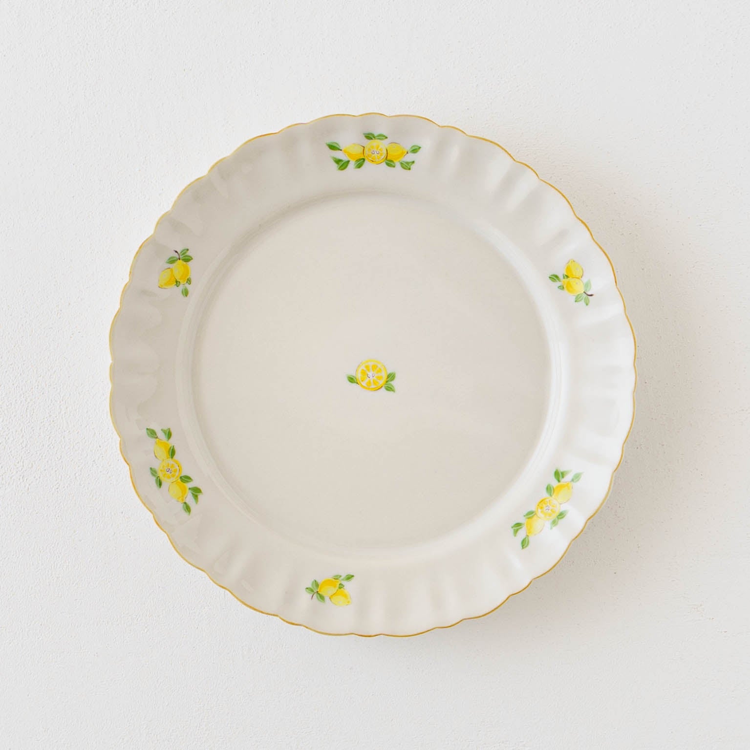 陶芸作家 阿部慎太朗 マーガレットリム皿6寸 檸檬｜窯元、作家ものの