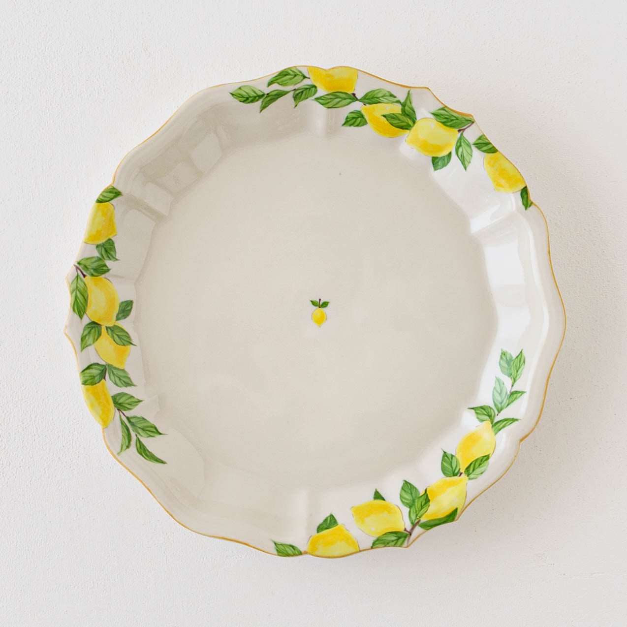 陶芸作家 阿部慎太朗 花形深皿7寸 檸檬｜窯元、作家もののうつわ通販