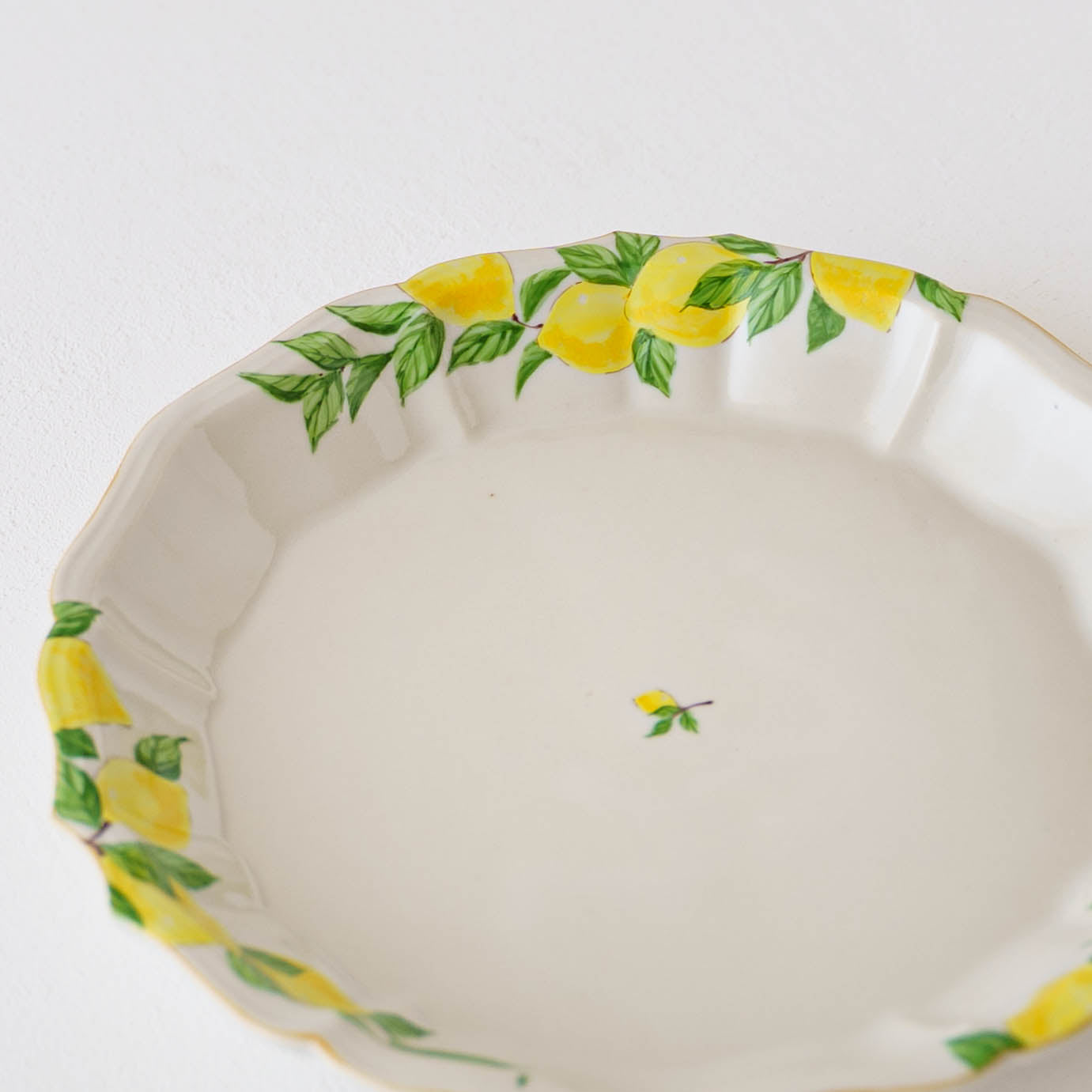 陶芸作家 阿部慎太朗 花形深皿7寸 檸檬｜窯元、作家もののうつわ通販