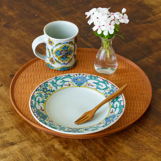 マグカップW　色花実唐草｜皐月窯