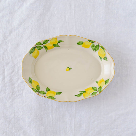 花形深皿オーバルS　檸檬　A｜阿部慎太朗