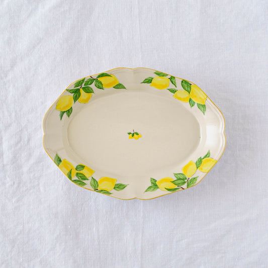 花形深皿オーバルS　檸檬　C｜阿部慎太朗