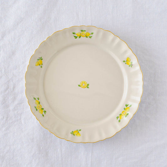 マーガレットリム皿6寸　檸檬　B｜阿部慎太朗