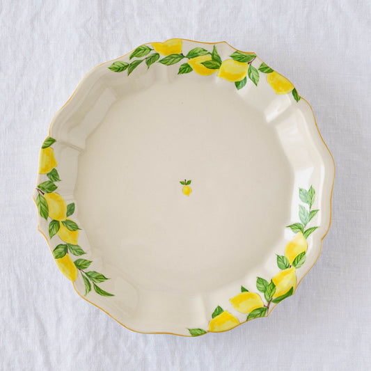 花形深皿7寸　檸檬　A｜阿部慎太朗