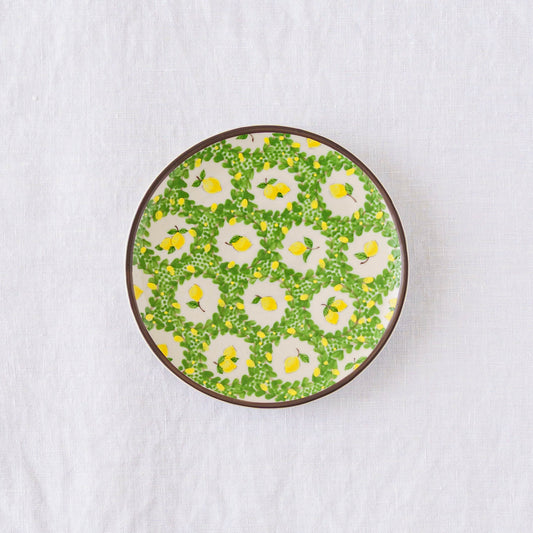 まめ皿　檸檬　リバティ｜阿部慎太朗