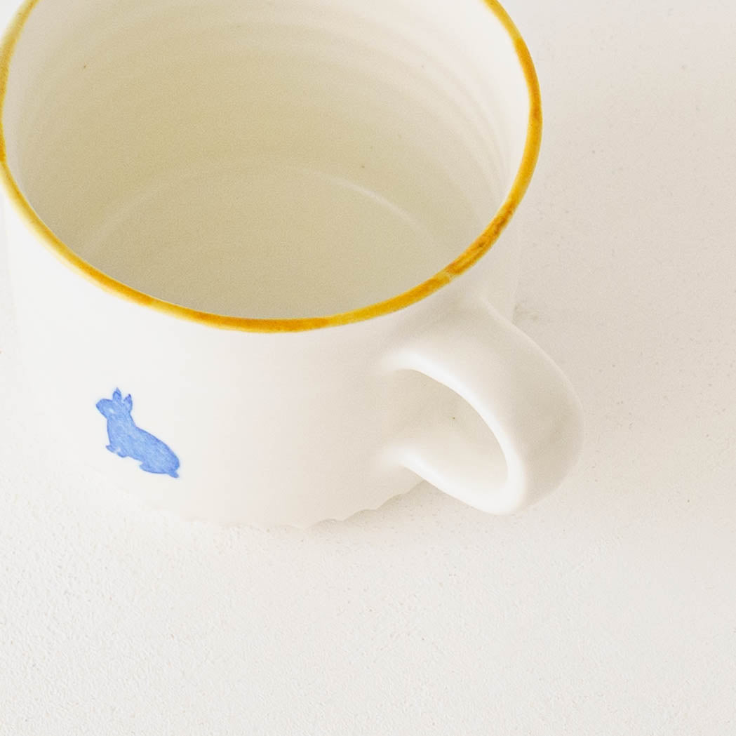 マグカップ U　うさぎ｜原村俊之