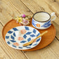 Plate duck pink blue M  | Ayano Arai