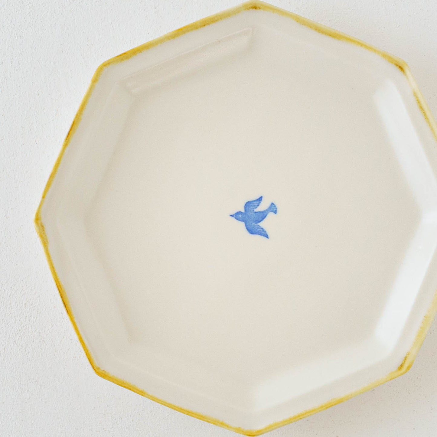 八角プレート　大　とり｜原村俊之