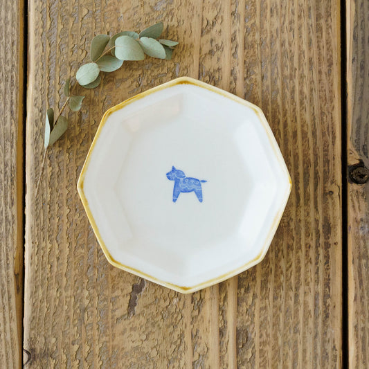 八角小皿　うま｜原村俊之