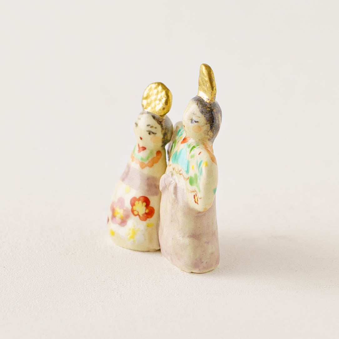 Auspicious Standing Dolls (with mat) | Hahamiya