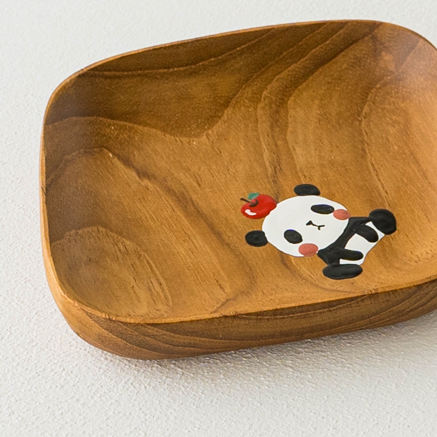 Small plate panda Square |  Kie - zakka 