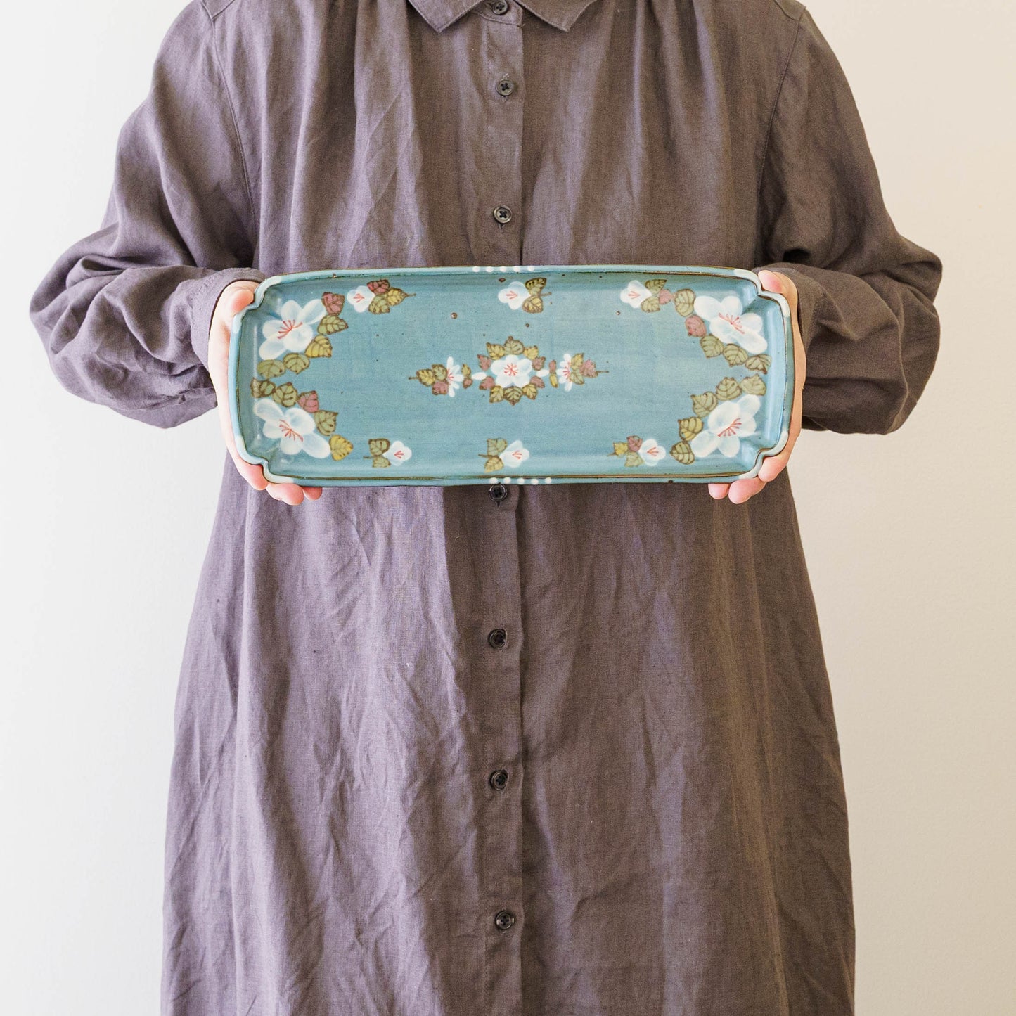 長皿　青花｜皐月窯