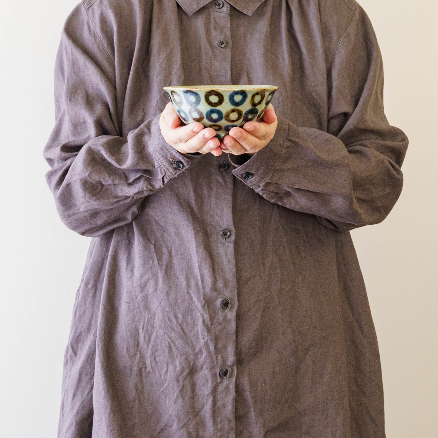 茶碗H　大　呉須鉄丸｜皐月窯