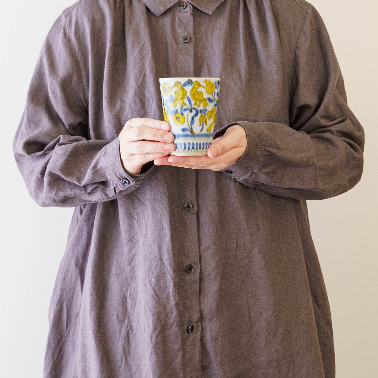 フリーカップ　黄動物｜皐月窯