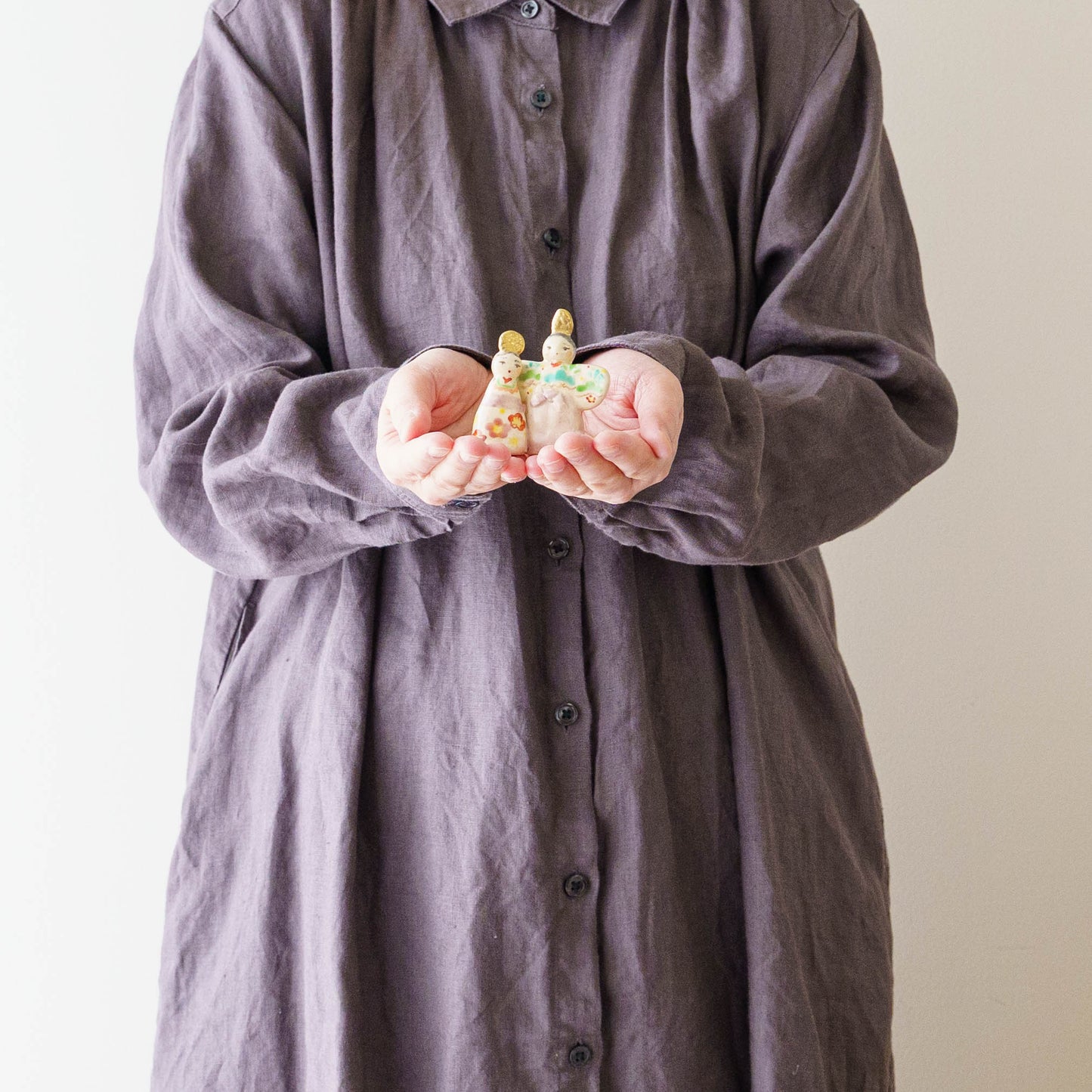 Auspicious Standing Dolls (with mat) | Hahamiya