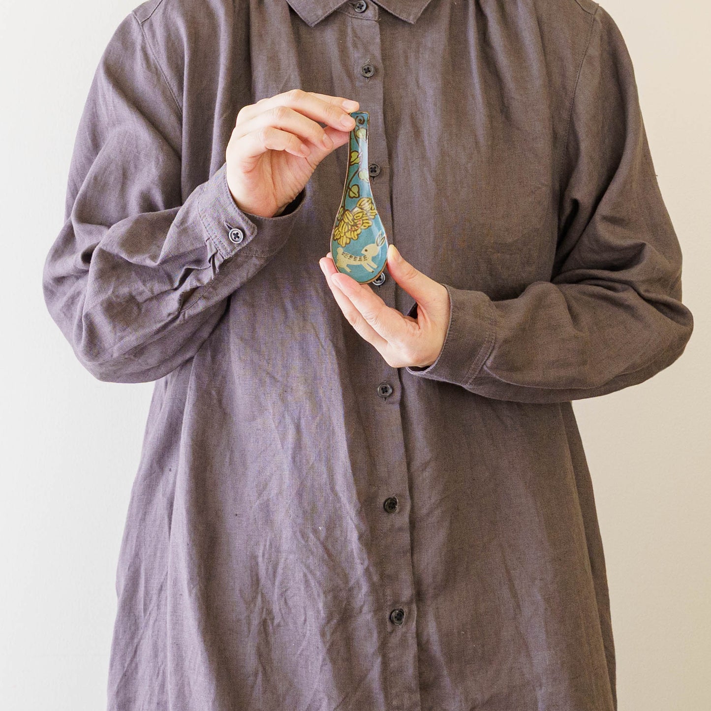 Soup spoon blue  | Satsukigama