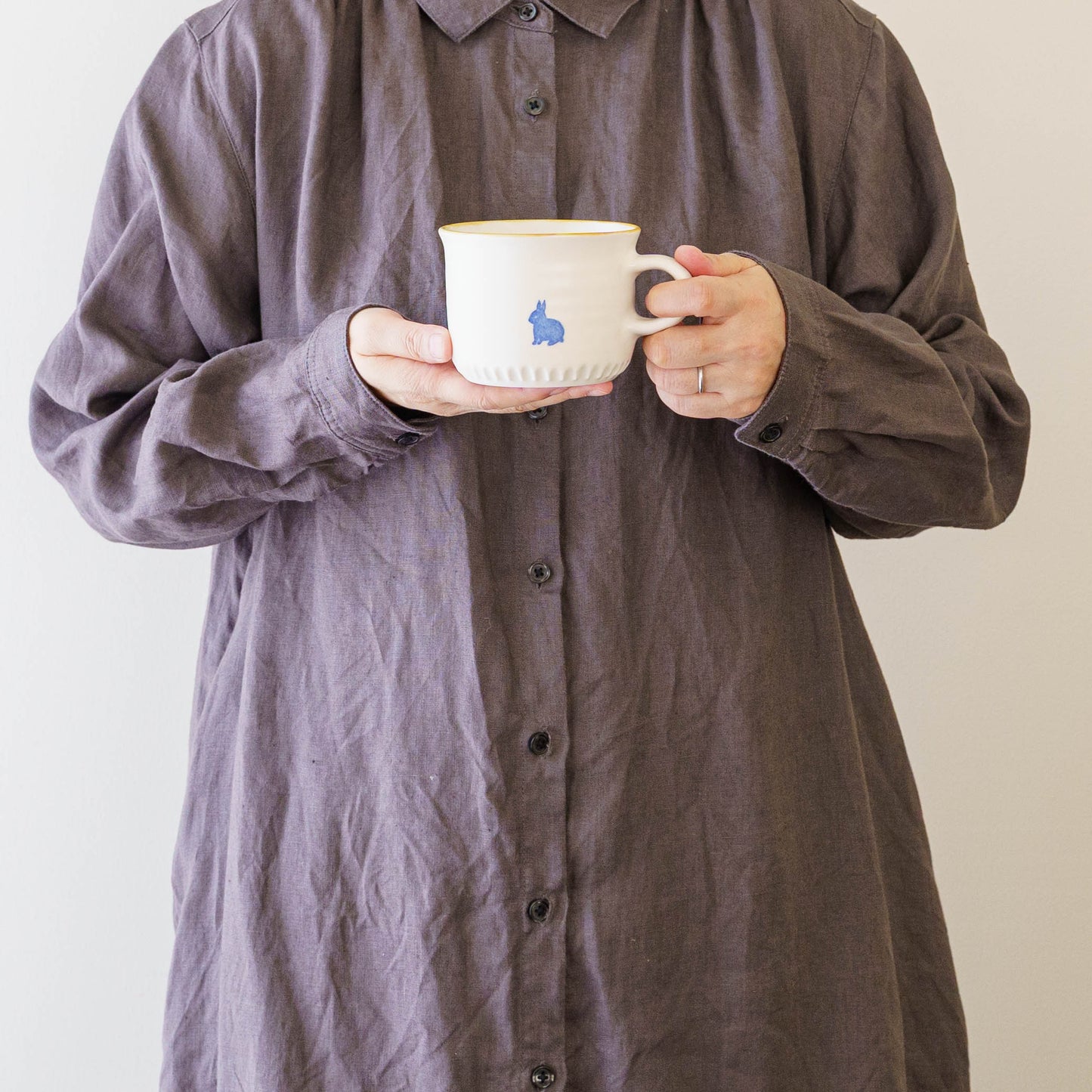 マグカップ U　うさぎ｜原村俊之