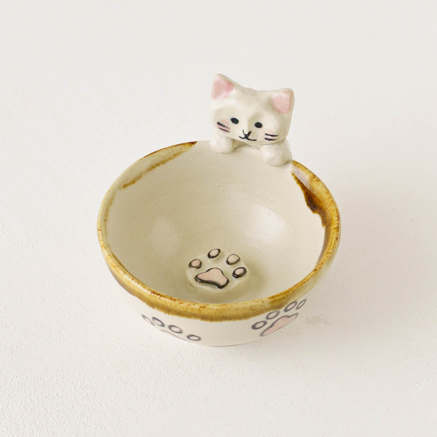 ねこ x にくきゅう　ぐい呑み｜梶田慶