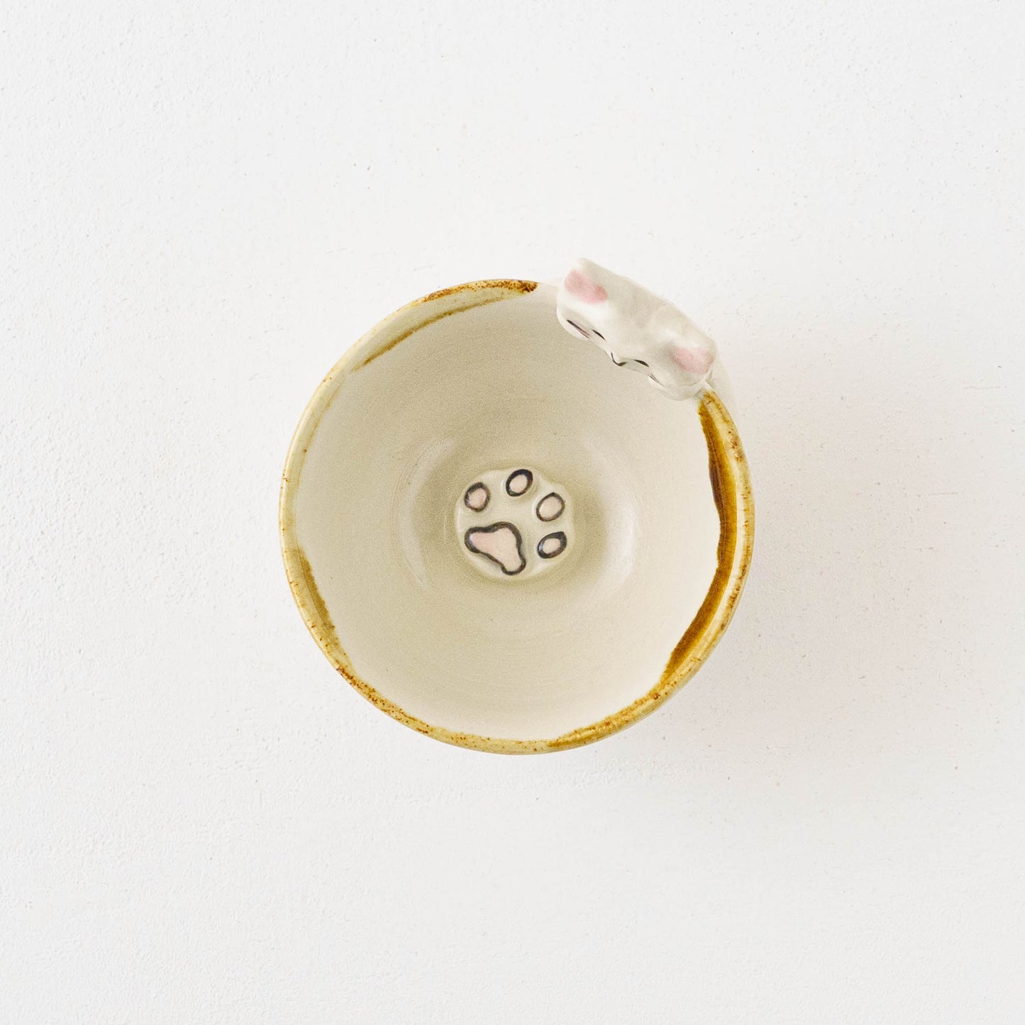 ねこ x にくきゅう　ぐい呑み｜梶田慶