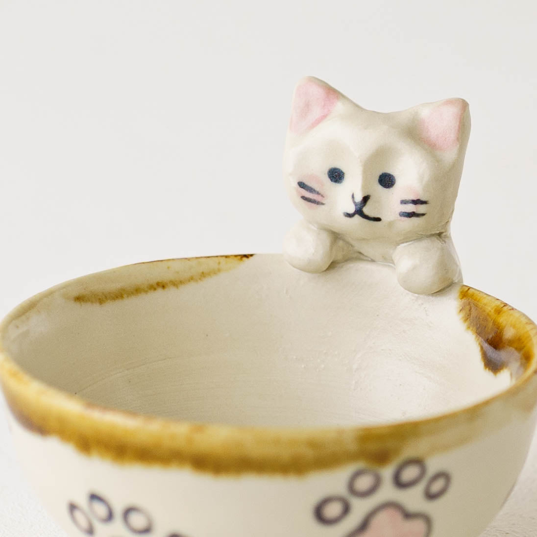 ねこ x にくきゅう　ぐい呑み｜梶田慶