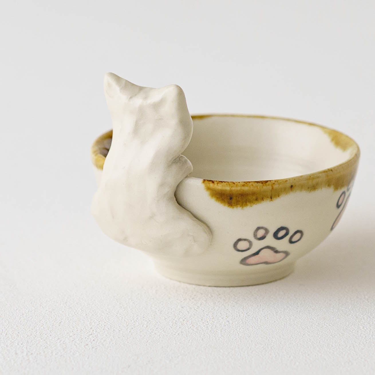 ねこ x にくきゅう　ぐい呑み｜梶田慶